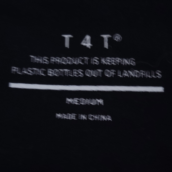 T4T Threads for Thought Black Capri Leggings Medium, Lattice Cutout Bottom Leg - Picture 3 of 3